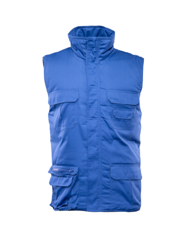 KAMIZELKA OCIEPLANA POLSTAR BENEFIT BRASS, 7 KIESZENIOWA, NIEBIESKA