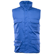 KAMIZELKA OCIEPLANA POLSTAR BENEFIT BRASS, 7 KIESZENIOWA, NIEBIESKA