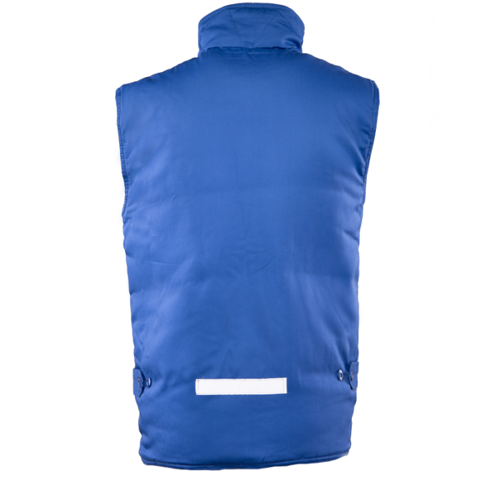 KAMIZELKA OCIEPLANA POLSTAR BENEFIT BRASS, 7 KIESZENIOWA, NIEBIESKA