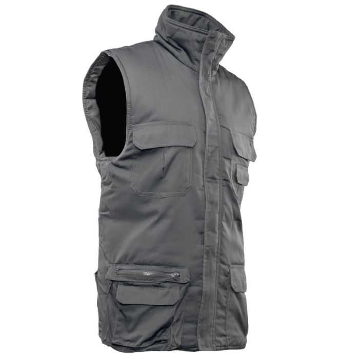 KAMIZELKA OCIEPLANA POLSTAR BENEFIT BRASS, 7 KIESZENIOWA, STALOWA