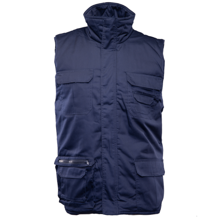 KAMIZELKA OCIEPLANA POLSTAR BENEFIT BRASS, 7 KIESZENIOWA, GRANATOWA