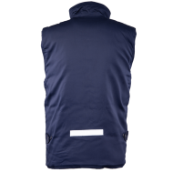 KAMIZELKA OCIEPLANA POLSTAR BENEFIT BRASS, 7 KIESZENIOWA, GRANATOWA