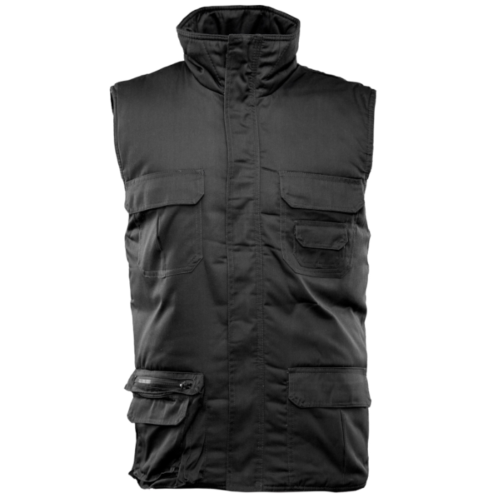 KAMIZELKA OCIEPLANA POLSTAR BENEFIT BRASS, 7 KIESZENIOWA, CZARNA