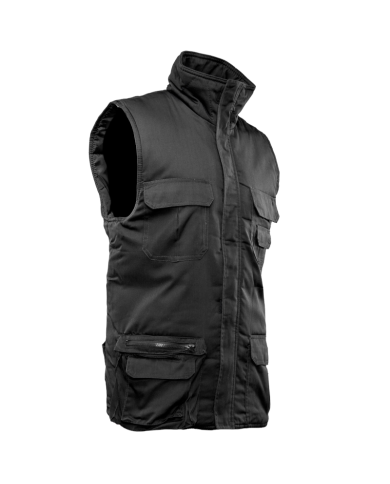 KAMIZELKA OCIEPLANA POLSTAR BENEFIT BRASS, 7 KIESZENIOWA, CZARNA