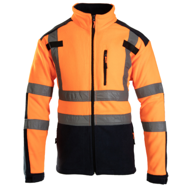 POLAR Z PASAMI ODBLASKOWYMI POLSTAR BRIXTON FLASH KAT.2 KL.2, POMARAŃCZOWO CZARNY