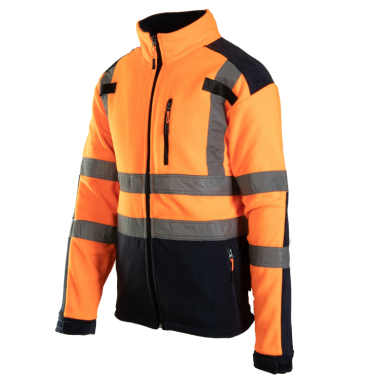 POLAR Z PASAMI ODBLASKOWYMI POLSTAR BRIXTON FLASH KAT.2 KL.2, POMARAŃCZOWO CZARNY