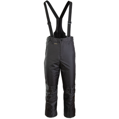 SPODNIE ROBOCZE OGRODNICZKI OCIEPLANE POLSTAR WINTERMAN TALVI, WODOODPORNE, CZARNE