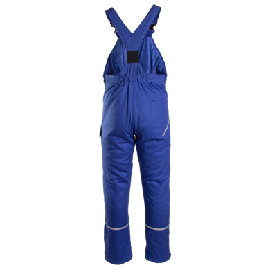 SPODNIE ROBOCZE OGRODNICZKI ZIMOWE POLSTAR BRIXTON NATUR, BAWEŁNIANE, OCIEPLANE, NIEBIESKIE