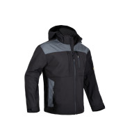 KURTKA ROBOCZA PROCERA VOYAGER SOFTSHELL Z KAPTUREM OCHRONNA CZARNO-SZARA KURTKA ROBOCZA PROCERA VOYAGER SOFTSHELL Z KAPTUREM OCHRONNA CZARNO-SZARA