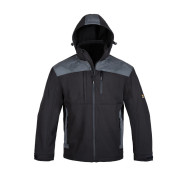KURTKA ROBOCZA PROCERA VOYAGER SOFTSHELL Z KAPTUREM OCHRONNA CZARNO-SZARA KURTKA ROBOCZA PROCERA VOYAGER SOFTSHELL Z KAPTUREM OCHRONNA CZARNO-SZARA