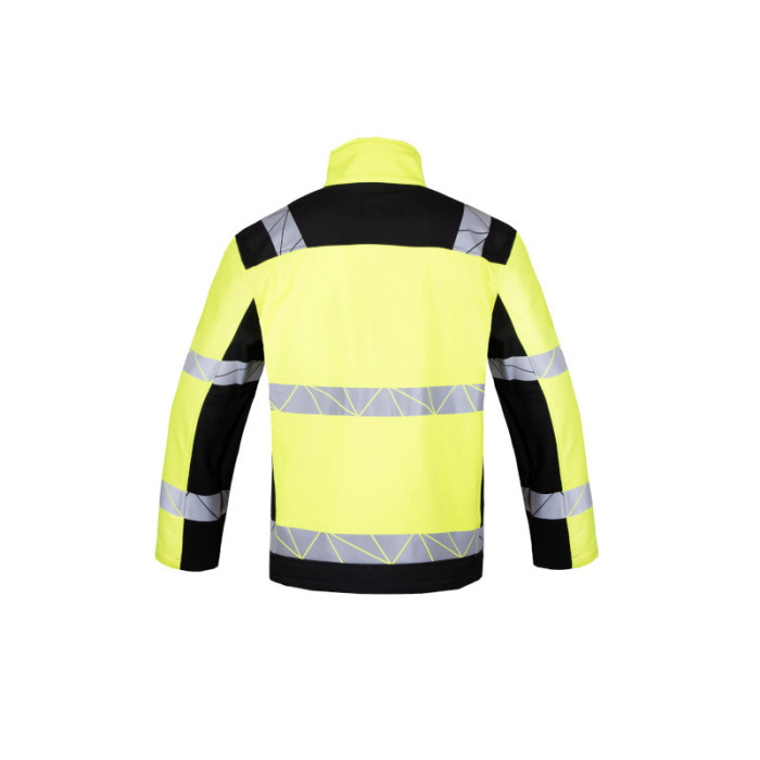KURTKA ROBOCZA PROCERA VECTOR SOFTSHELL OSTRZEGAWCZA Z ODBLASKAMI ŻÓŁTO-CZARNA KURTKA ROBOCZA PROCERA VECTOR SOFTSHELL OSTRZEGAWCZA Z ODBLASKAMI ŻÓŁTO-CZARNA