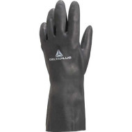 RĘKAWICE CHEMICZNE DELTA PLUS – NEOPREN FLOCKOWANY BAWEŁNĄ, DŁUGOŚĆ 30 CM