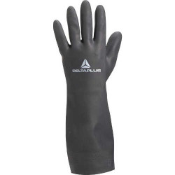 RĘKAWICE CHEMICZNE DELTA PLUS – NEOPREN FLOCKOWANY BAWEŁNĄ, DŁUGOŚĆ 38 CM