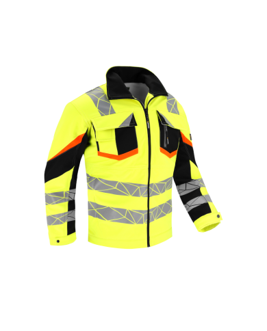 KURTKA ROBOCZA PROCERA ATRAL SOFTSHELL DOBRA WIDOCZNOŚĆ ŻÓŁTO-CZARNA KURTKA ROBOCZA PROCERA ATRAL SOFTSHELL DOBRA WIDOCZNOŚĆ ŻÓŁTO-CZARNA