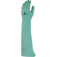 RĘKAWICE ROBOCZE DELTA PLUS NITREX 846 NITRYLOWE CHLOROWANE 46 CM ZIELONE