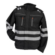 KURTKA ROBOCZA URGENT 920 OCIEPLANA Z ODPINANYM KAPTUREM CZARNA DO 5XL KURTKA ROBOCZA URGENT 920 OCIEPLANA Z ODPINANYM KAPTUREM CZARNA DO 5XL