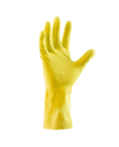 RĘKAWICE ROBOCZE POLSTAR SUMMITECH POLSTARITTA RUGP LATEXOWE GOSPODARCZE FLOKOWANE ŻÓŁTE