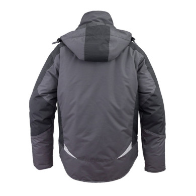 KURTKA ROBOCZA URGENT 933 OCIEPLANA FUNKCJONALNA Z KAPTUREM SZARA