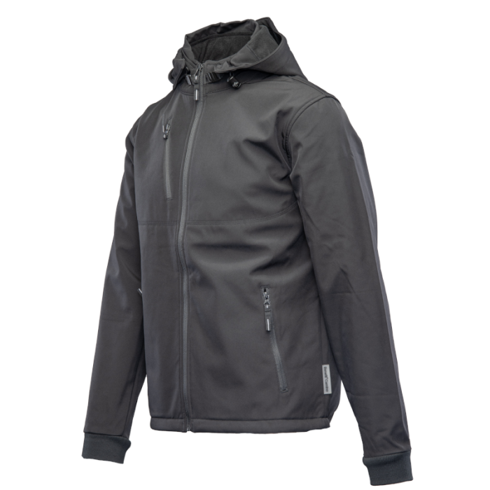 KURTKA ROBOCZA POLSTAR BENEFIT CAMINO OA35 Z KAPTUREM SOFTSHELLOWA CZARNA