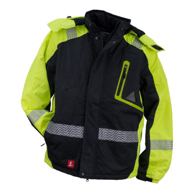 KURTKA ROBOCZA URGENT Y-263 OCIEPLANA POLAREM Z KAPTUREM ŻÓŁTA