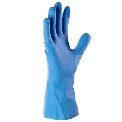 RĘKAWICE ROBOCZE POLSTAR SUMMITECH MILBLUE PRO.GI-U-07C RUMB NITRYLOWE 30 CM NIEBIESKIE