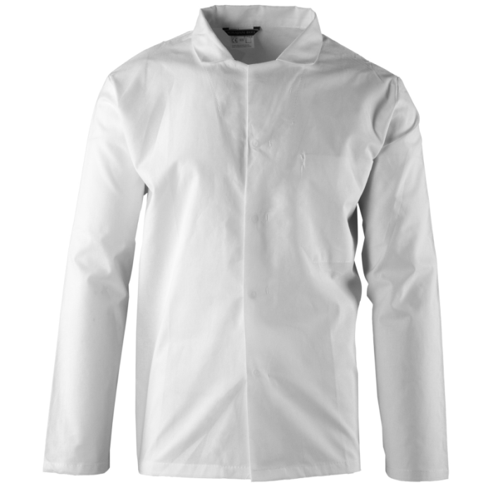 BLUZA ROBOCZA POLSTAR KRAJAN AQ96 MĘSKA HACCP BIAŁA