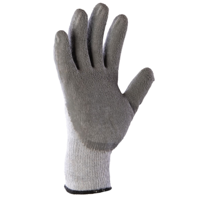 RĘKAWICE ROBOCZE POLSTAR COVENT RCCO DZIANINOWE POWLECZONE SZORSTKOWANYM LATEKSEM BIAŁO-SZARE