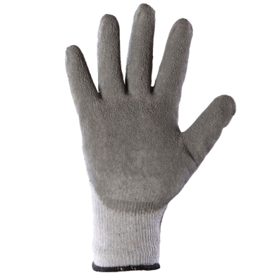 RĘKAWICE ROBOCZE POLSTAR COVENT RCCO DZIANINOWE POWLECZONE SZORSTKOWANYM LATEKSEM BIAŁO-SZARE