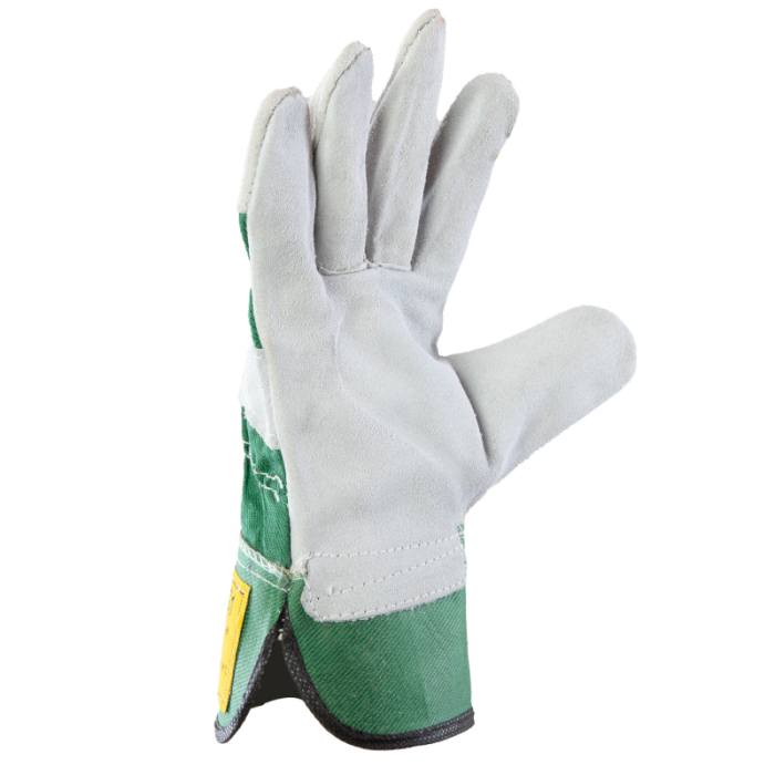 RĘKAWICE ROBOCZE POLSTAR HADDOCK G1 Z DWOINY BYDLĘCEJ WZMACNIANE SKÓRĄ ZIELONE RĘKAWICE ROBOCZE POLSTAR HADDOCK G1 Z DWOINY BYDLĘCEJ WZMACNIANE SKÓRĄ ZIELONE