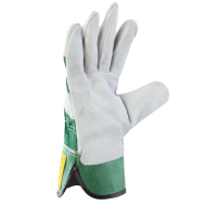 RĘKAWICE ROBOCZE POLSTAR HADDOCK G1 Z DWOINY BYDLĘCEJ WZMACNIANE SKÓRĄ ZIELONE RĘKAWICE ROBOCZE POLSTAR HADDOCK G1 Z DWOINY BYDLĘCEJ WZMACNIANE SKÓRĄ ZIELONE