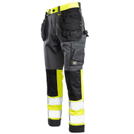 SPODNIE ROBOCZE POLSTAR SEVEN KINGS FLASH SKF01Y KAT. 2 DO PASA OSTRZEGAWCZE STALOWO-ŻÓŁTE