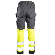 SPODNIE ROBOCZE POLSTAR SEVEN KINGS FLASH SKF01Y KAT. 2 DO PASA OSTRZEGAWCZE STALOWO-ŻÓŁTE