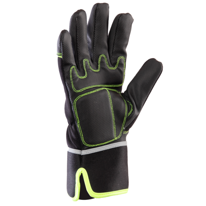 RĘKAWICE ROBOCZE POLSTAR ALASKA EVOLUTION ROAE ZE SKÓRY SYNTETYCZNEJ OCIEPLANE CZARNE