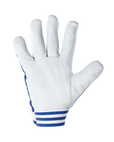 RĘKAWICE ROBOCZE POLSTAR CABRA BLUE KAT. II RSCB ZE SKÓRY LICOWEJ KOZIEJ WZMACNIANE NIEBIESKO-BIAŁE