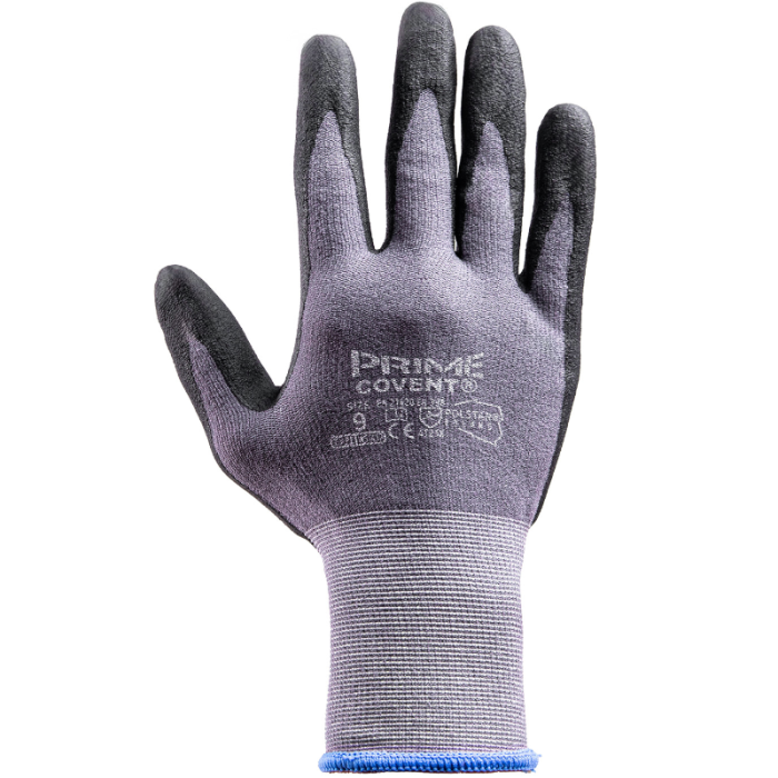 RĘKAWICE ROBOCZE POLSTAR COVENT PRIME Kat.2 RCPB Z NYLONU POWLEKANE NITRYLEM SZARE