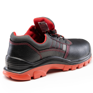 PÓŁBUTY ROBOCZE MAX-POPULAR BMRP S3 SRC ZE SKÓRY DWOINOWEJ CZARNO-CZERWONE