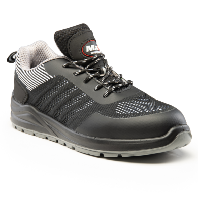 PÓŁBUTY ROBOCZE MAX-POPULAR MXP FALCO S1 SRC Z ZAMSZU CZARNE