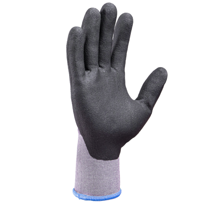 RĘKAWICE ROBOCZE POLSTAR COVENT PRIME RCPR  Z NYLONU POWLEKANE NITRYLEM FIOLETOWE