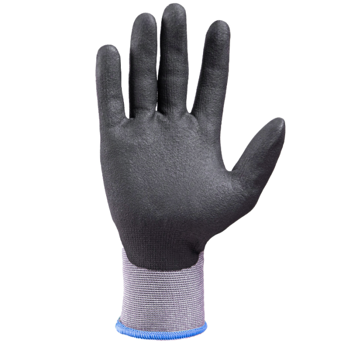 RĘKAWICE ROBOCZE POLSTAR COVENT PRIME RCPR  Z NYLONU POWLEKANE NITRYLEM FIOLETOWE