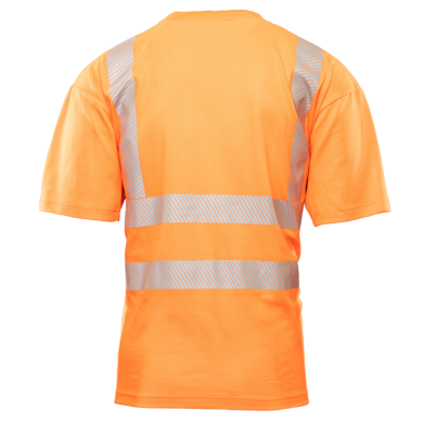 KOSZULKA T-SHIRT POLSTAR BRIXTON FLASH AFK7 OSTRZEGAWCZA SIATKOWA POMARAŃCZOWA