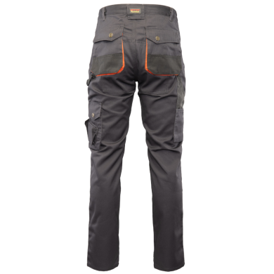 SPODNIE ROBOCZE POLSTAR BRIXTON PRACTICAL APSP DO PASA GRAFITOWO-POMARAŃCZOWE