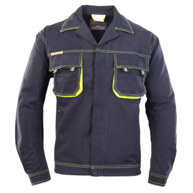 Bluza BHP Polstar Brixton Spark ASBL robocza ochronna 100% bawełna granatowo-żółta