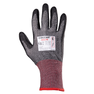 RĘKAWICE ROBOCZE POLSTAR COVENT AC(E)PU RCAE POWLEKANE POLIURETANEM CZARNO-CZERWONE