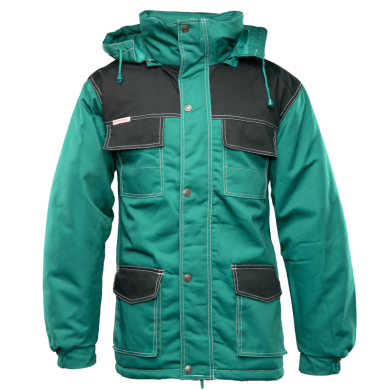 KURTKA ROBOCZA POLSTAR BRIXTON SNOW OSPR PARKA OCIEPLANA Z KAPTUREM ZIELONO-CZARNA