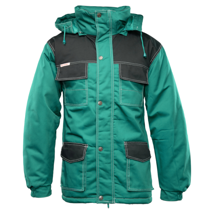 KURTKA ROBOCZA POLSTAR BRIXTON SNOW OSPR PARKA OCIEPLANA Z KAPTUREM ZIELONO-CZARNA