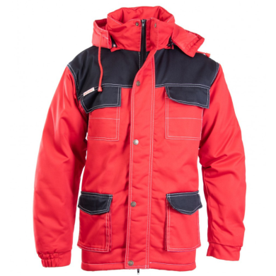 KURTKA ROBOCZA POLSTAR BRIXTON SNOW OSPR PARKA OCIEPLANA Z KAPTUREM CZERWONO-CZARNA KURTKA ROBOCZA POLSTAR BRIXTON SNOW OSPR PARKA OCIEPLANA Z KAPTUREM CZERWONO-CZARNA