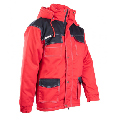 KURTKA ROBOCZA POLSTAR BRIXTON SNOW OSPR PARKA OCIEPLANA Z KAPTUREM CZERWONO-CZARNA KURTKA ROBOCZA POLSTAR BRIXTON SNOW OSPR PARKA OCIEPLANA Z KAPTUREM CZERWONO-CZARNA