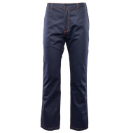 SPODNIE ROBOCZE POLSTAR PROFFLAM AOSP DO PASA ANTYSTATYCZNE 100% BAWEŁNA GRANATOWE