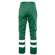 SPODNIE ROBOCZE POLSTAR BRIXTON CLASSIC ABSP DO PASA Z PASAMI ODBLASKOWYMI ZIELONE