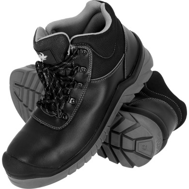TRZEWIKI ROBOCZE REIS BOLD S1 PL SR FO SKÓRZANE KEVLAR I KOMPOZYT CZARNE